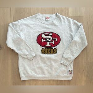 Vintage Nutmeg Mills San Francisco 49ers Crewneck Sweatshirt